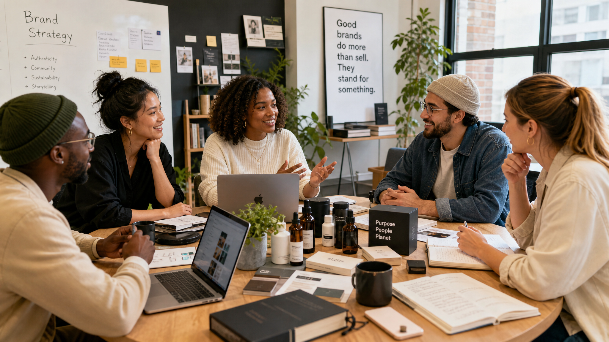 Founders collaborating in a retail readiness workshop